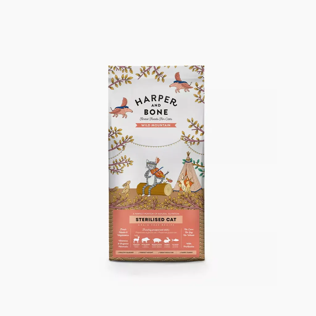Harper and Bone Sterilised Wild Mountain Pienso para Gatos