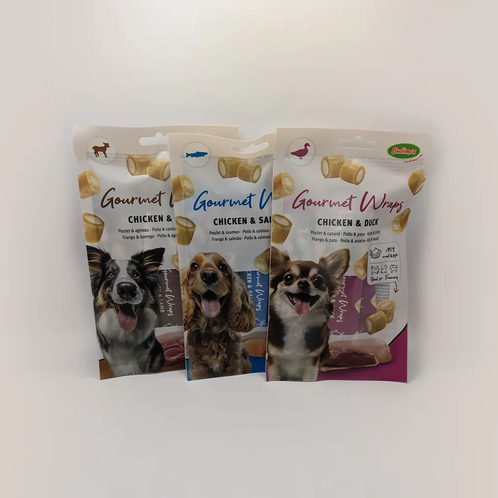 Gourmet wraps snak perro