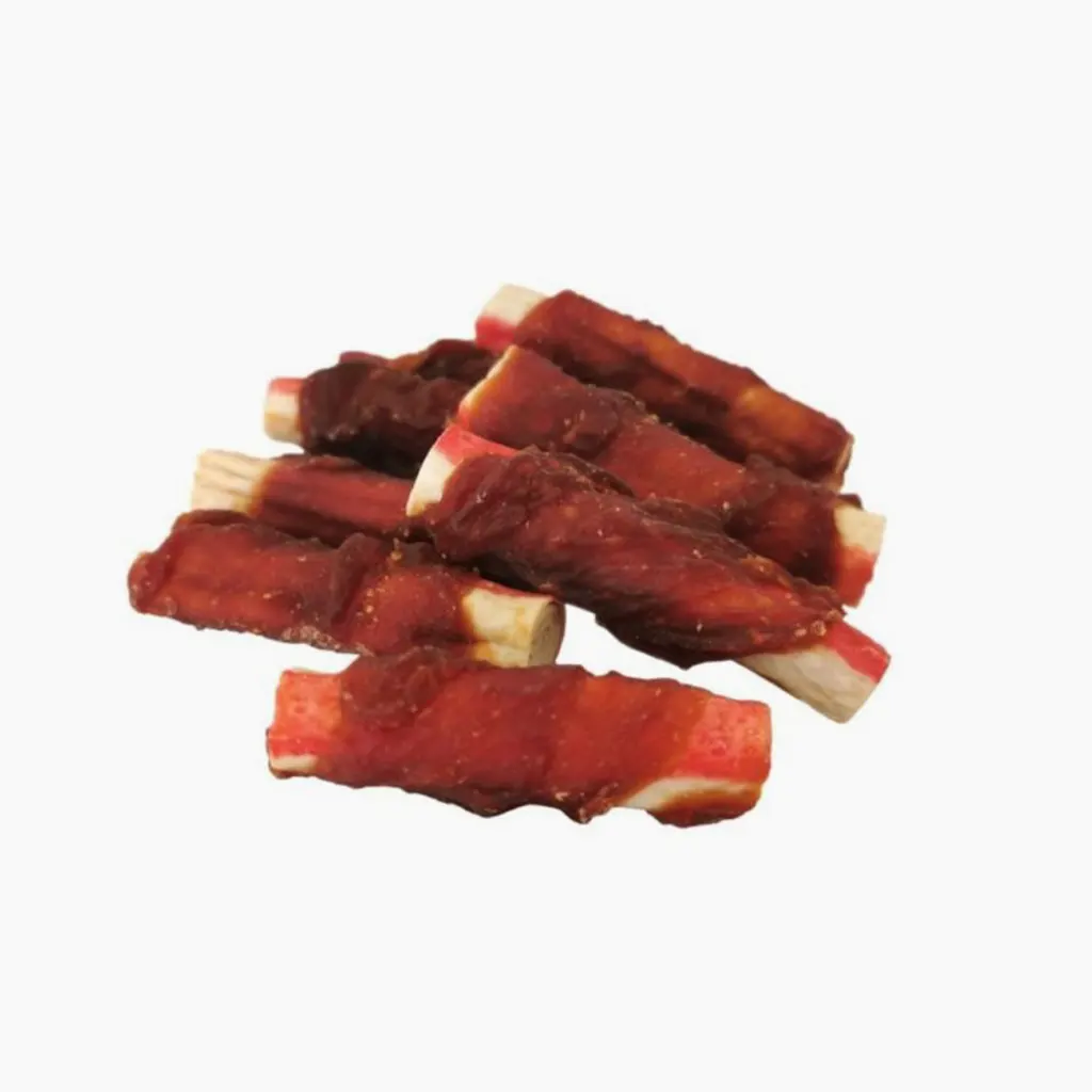 Palitos de atún, bacalao y cangrejo sanck perro